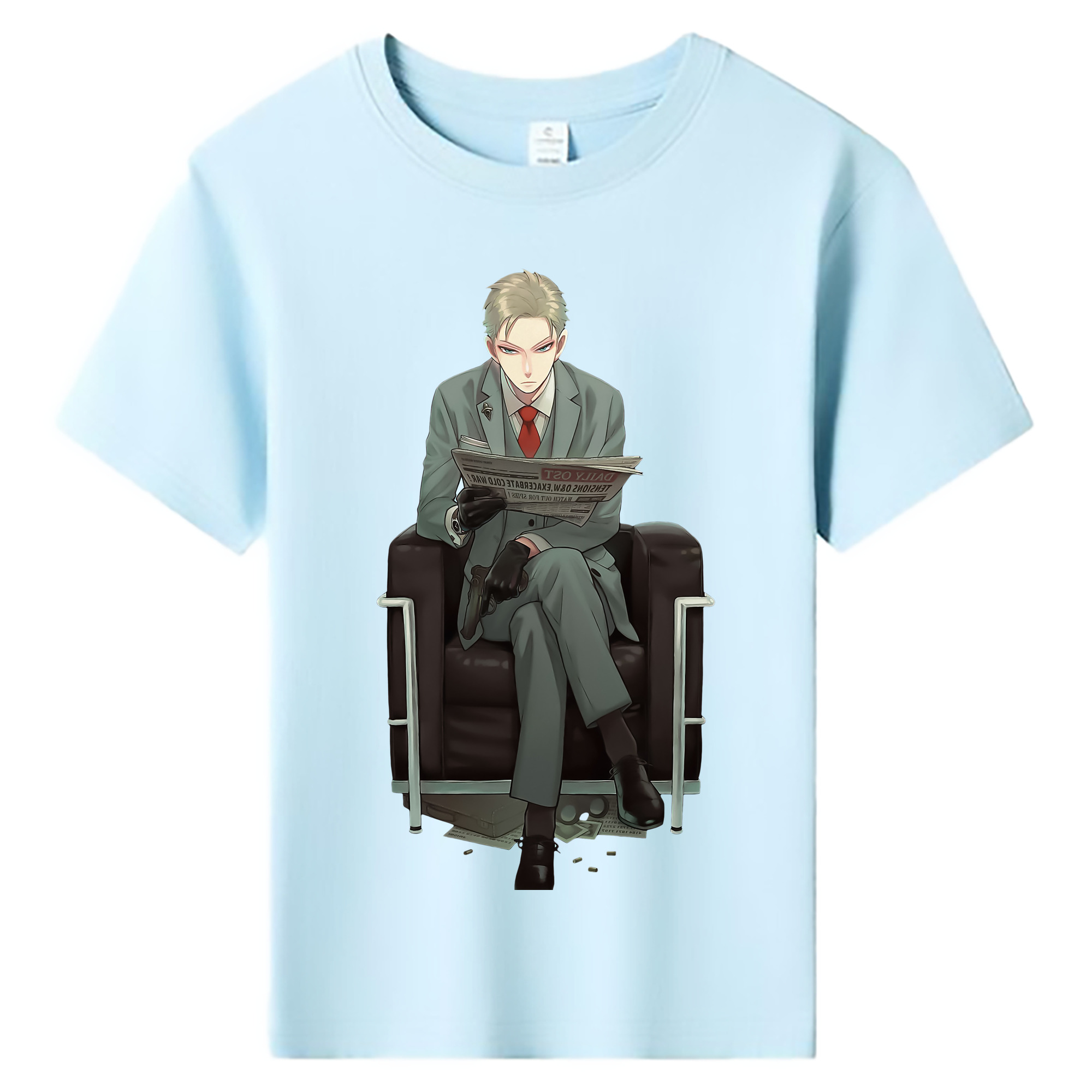 （画像用） SPY×FAMILY间谍家家酒 綿100％キッズTシャツ（フロントプリント）